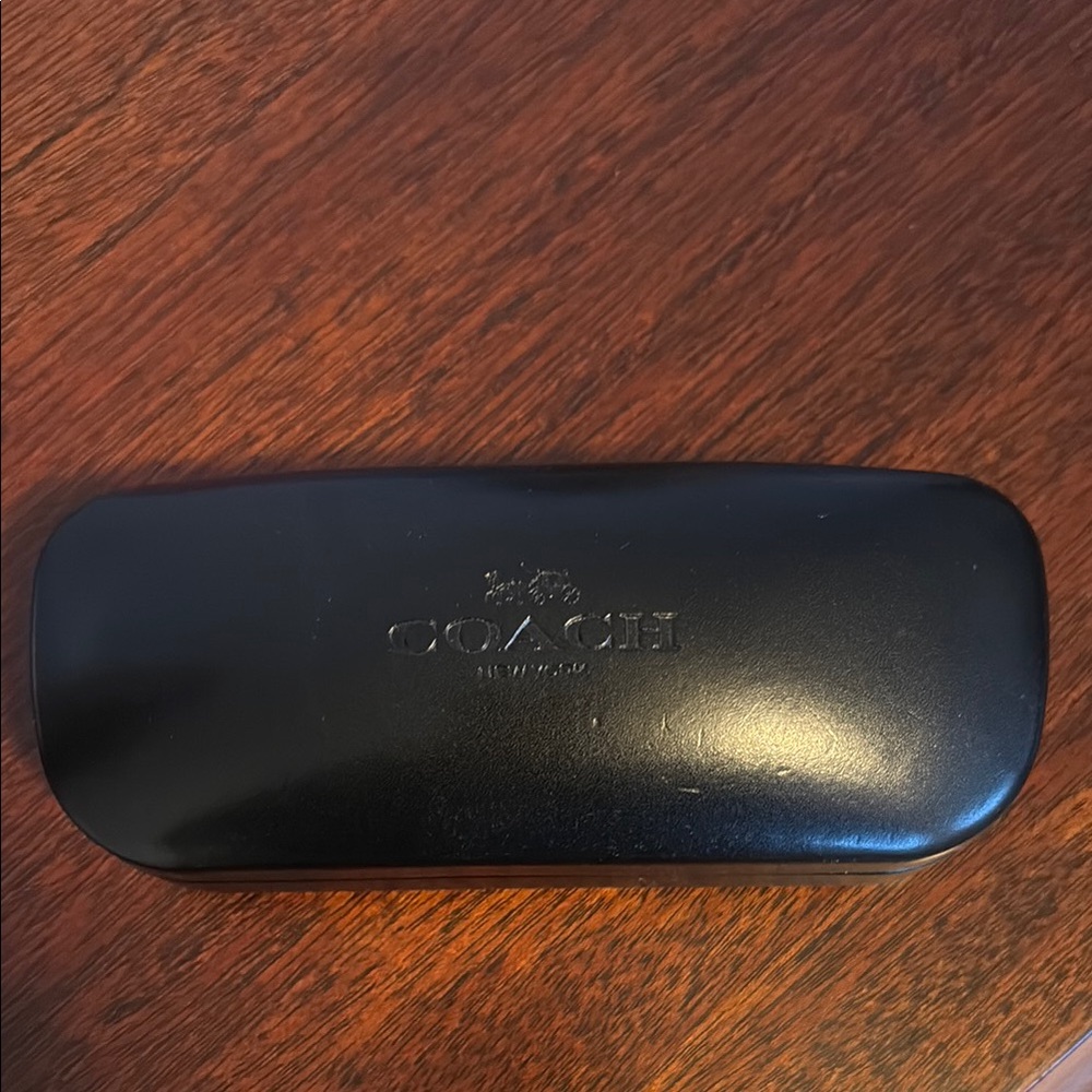 Authentic Coach Black Eyeglass Case EUC🍀